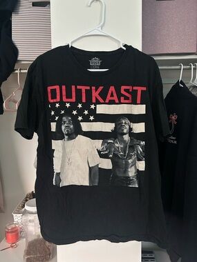 OutKast Black Graphic Short Sleeve Tee - OutKast